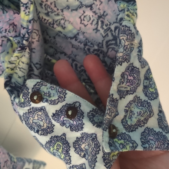 Free People Holibabe Sleeping Lounging Patterned Harem Boho Pants Sz Small - Picture 7 of 9